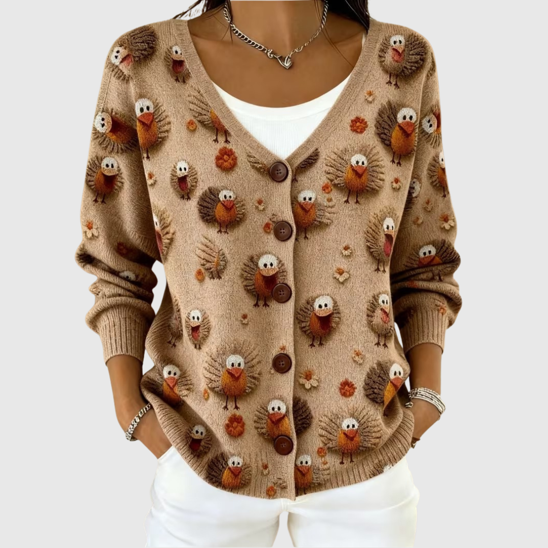 Antonella | Giacca in Maglia Boutonnée