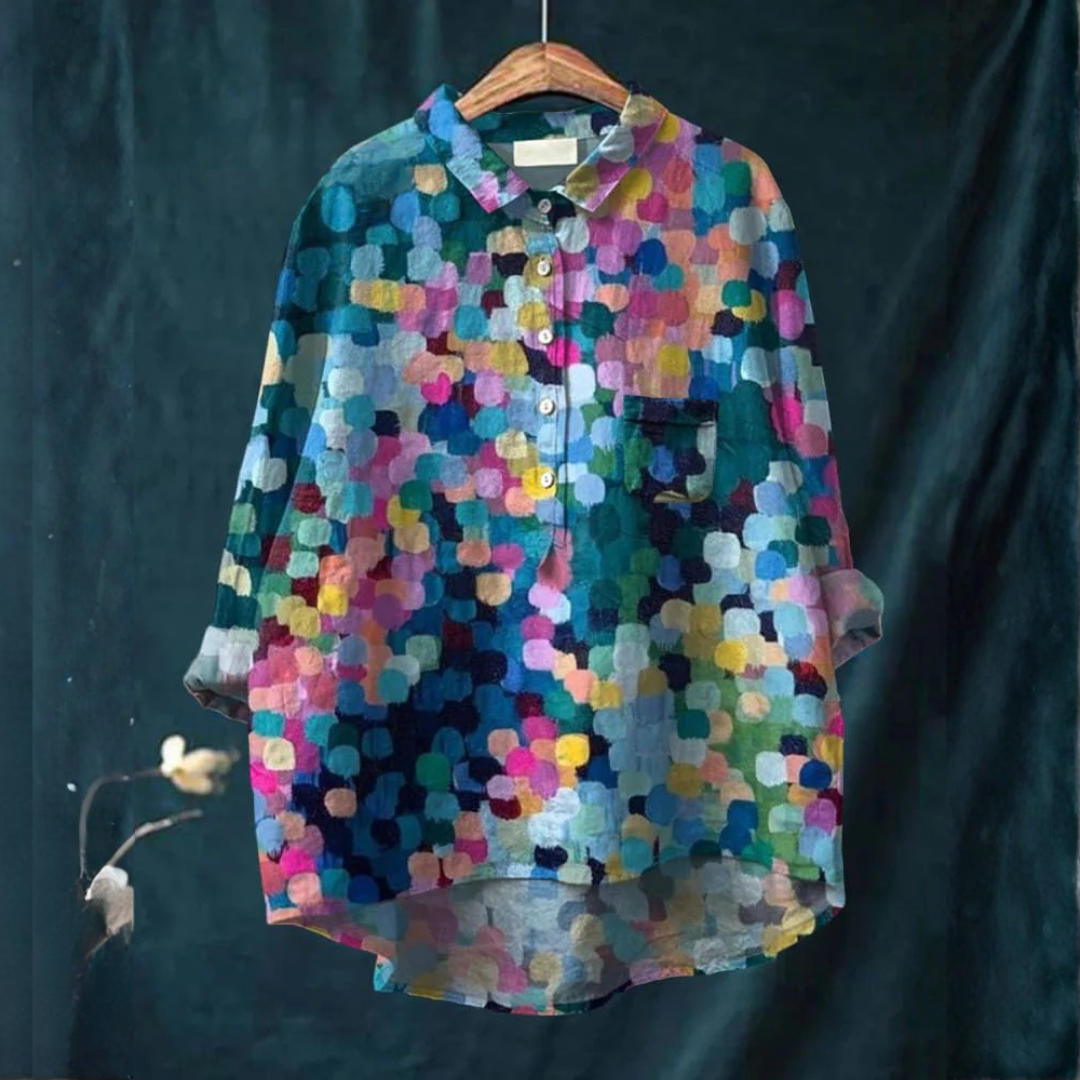 Camicia Elegante à Motivo Amélie