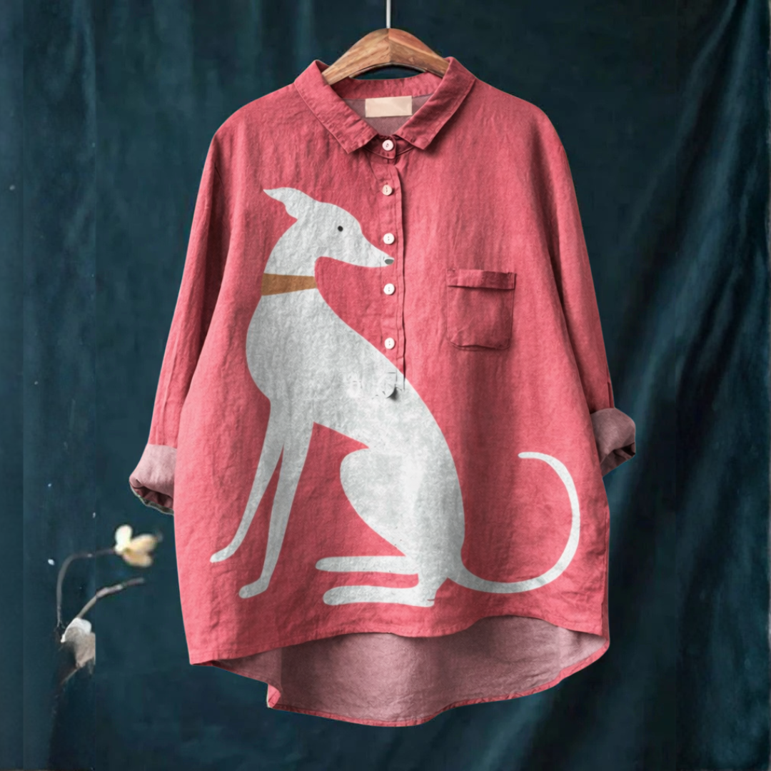 Camicia Elegante à Motivo Quitterie
