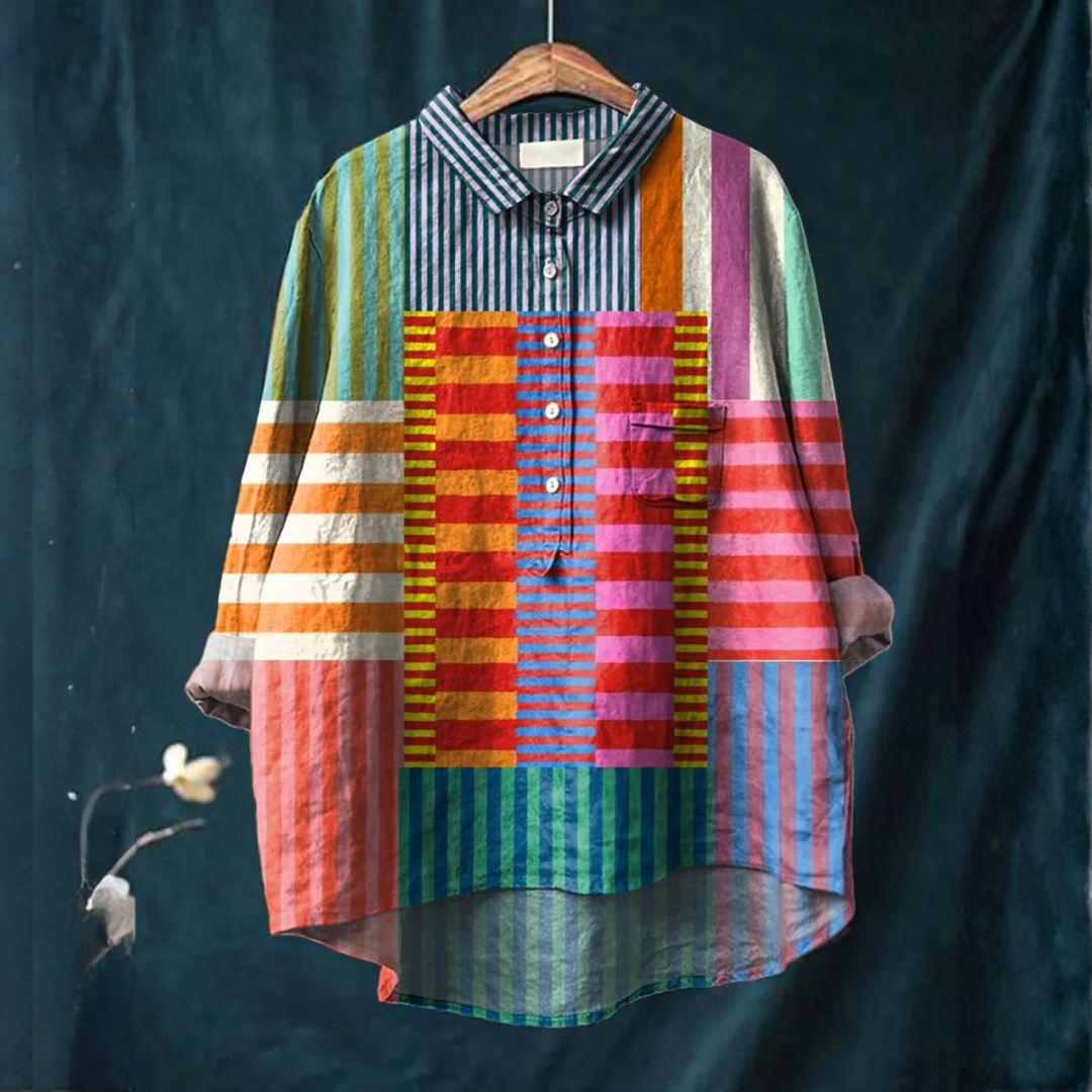 Camicia Elegante à Motivo Élise