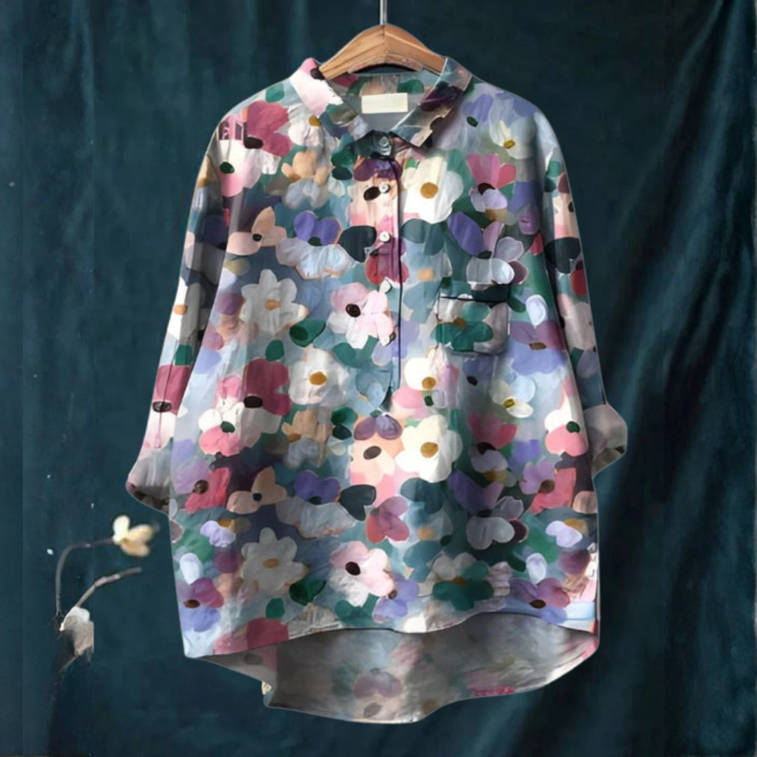 Camicia Elegante à Motivo Émilie