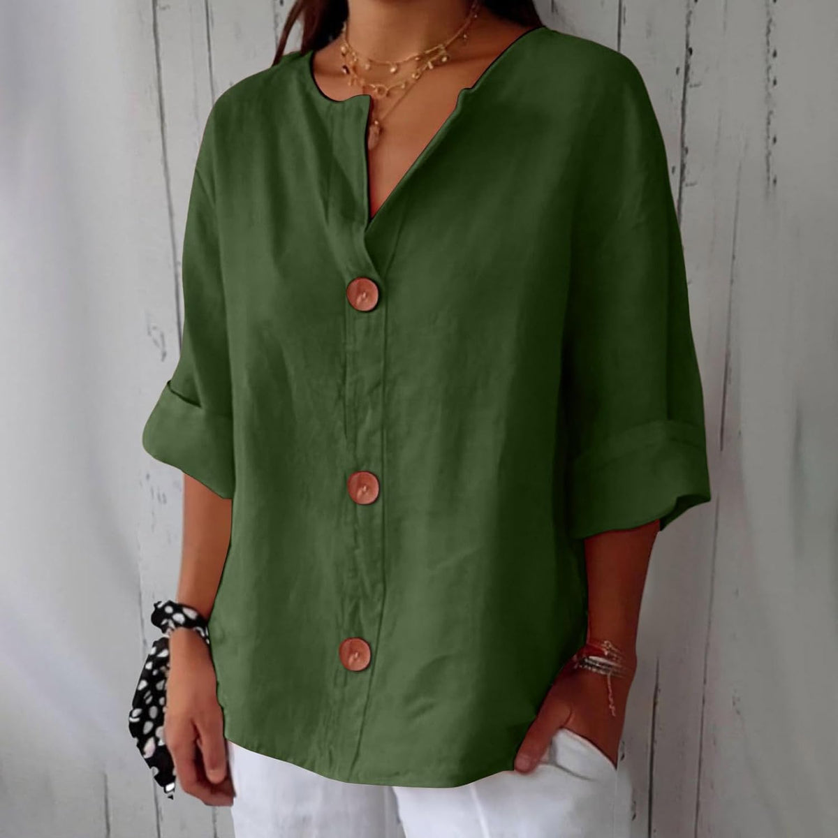 Claire Marceaux | Blouse Raffinée à Volants Marie