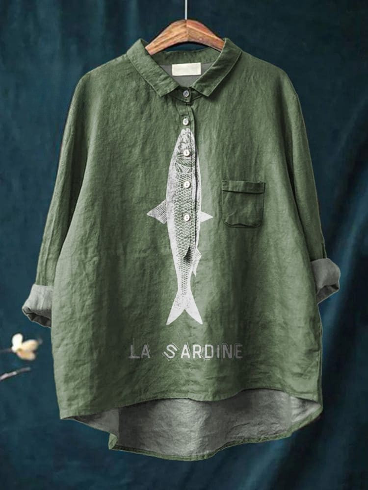 Camicia Elegante à Motivo Adèle