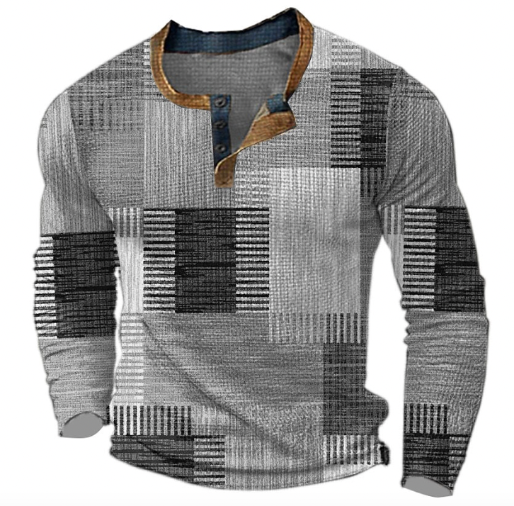 PULL EN MÉLANGE DE LAINE POUR HOMME
