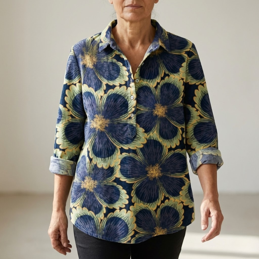 Camicia Elegante à Motivo Delphine