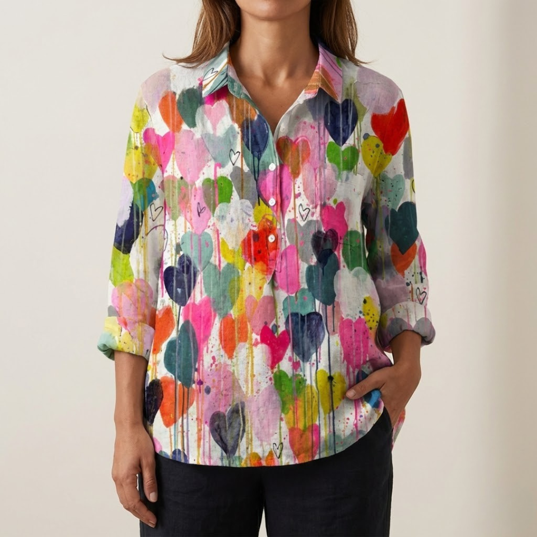 Camicia Elegante à Motivo Lucie