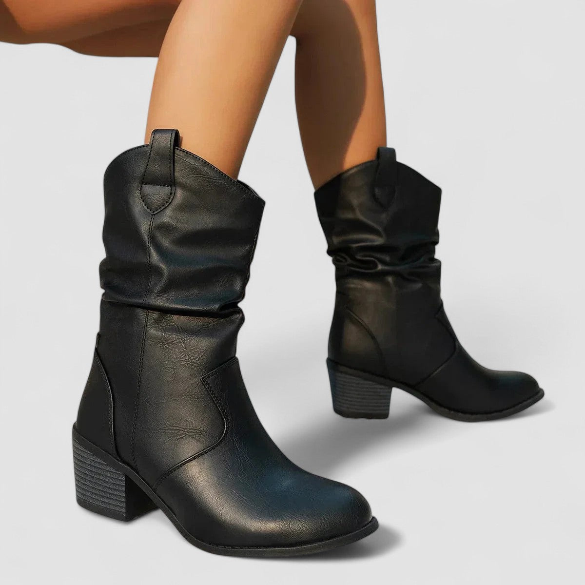 Stivali en cuir orthopédique Vivian