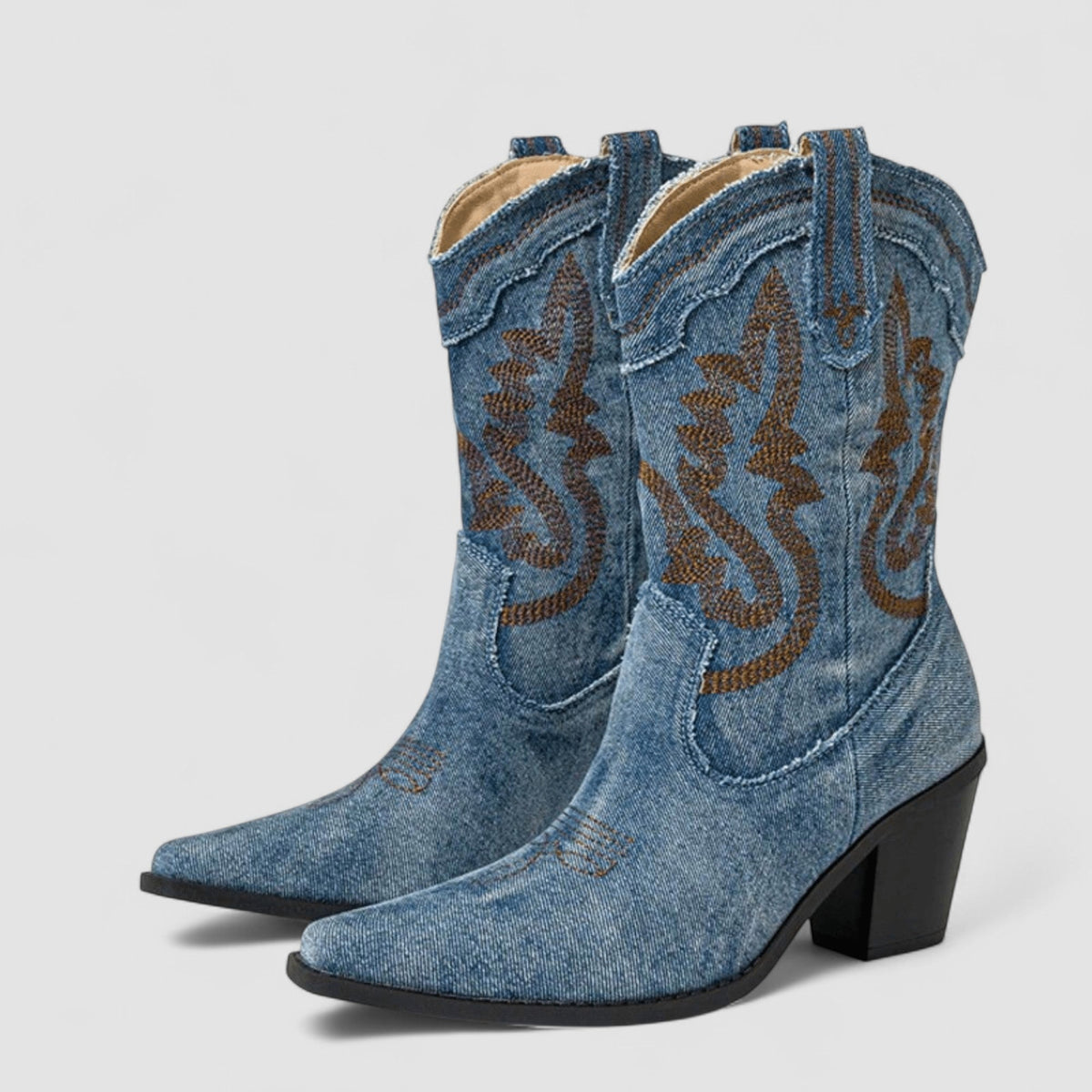 Stivaletti in Denim Orthopédique Selena
