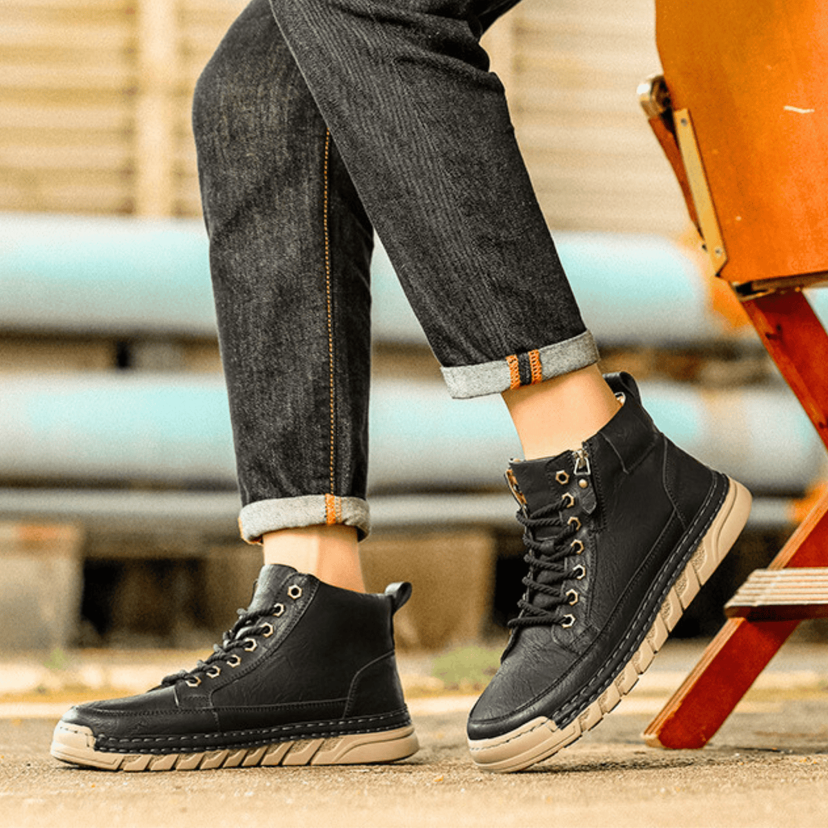 Stivali in Pelle pour Homme