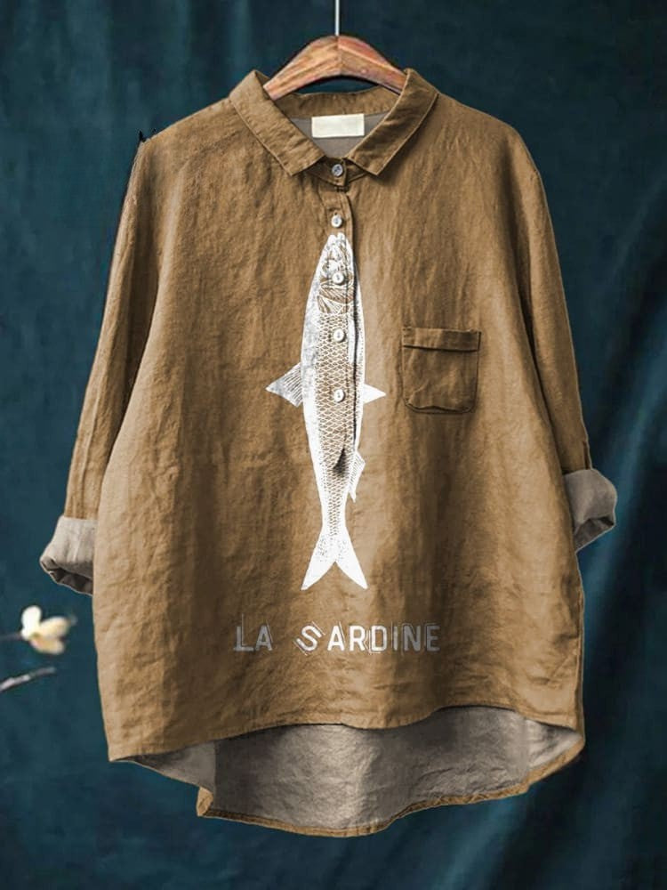 Camicia Elegante à Motivo Adèle
