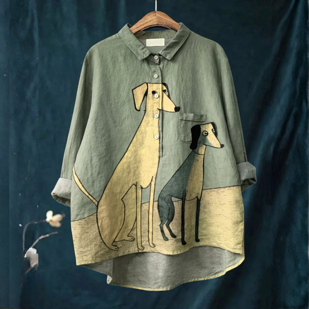 Camicia Elegante à Motivo Bérénice