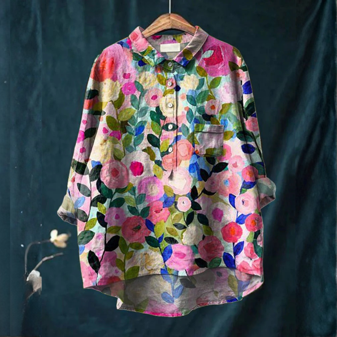Camicia Elegante à Motivo Constance