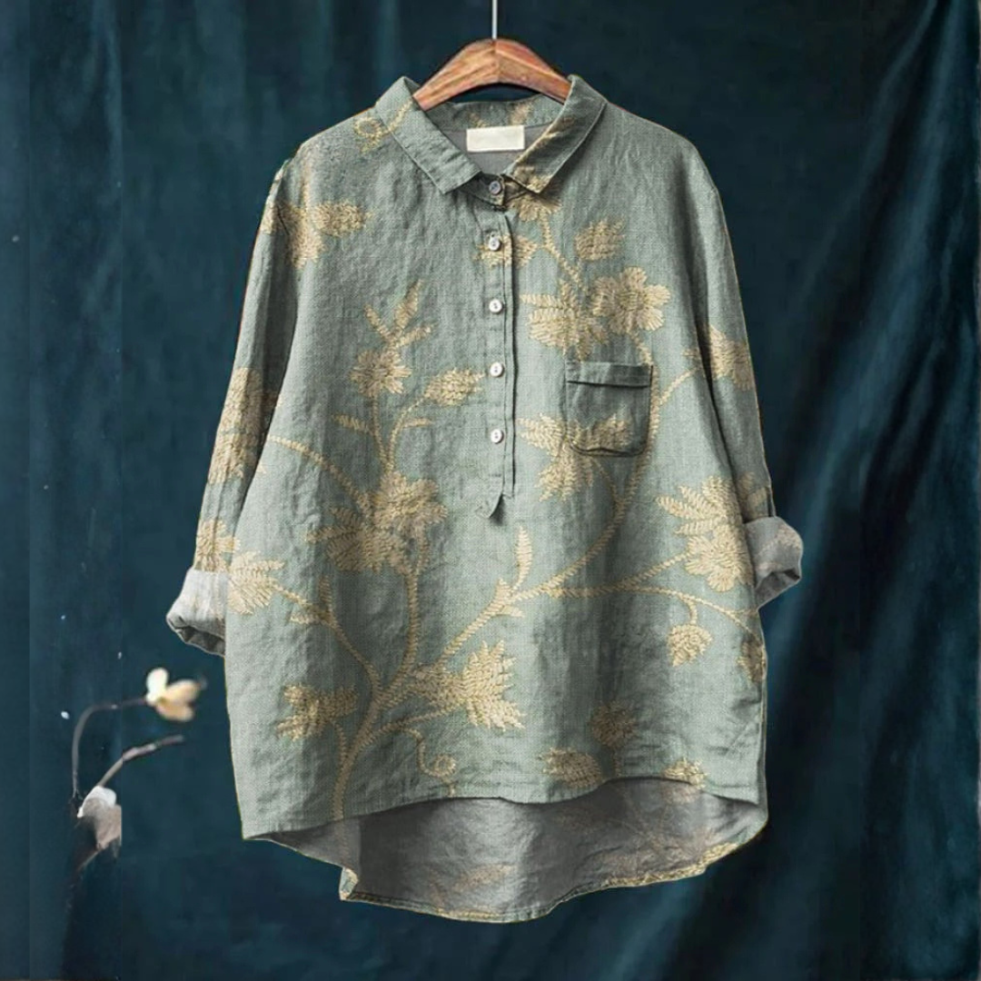 Camicia Elegante à Motivo Léonie