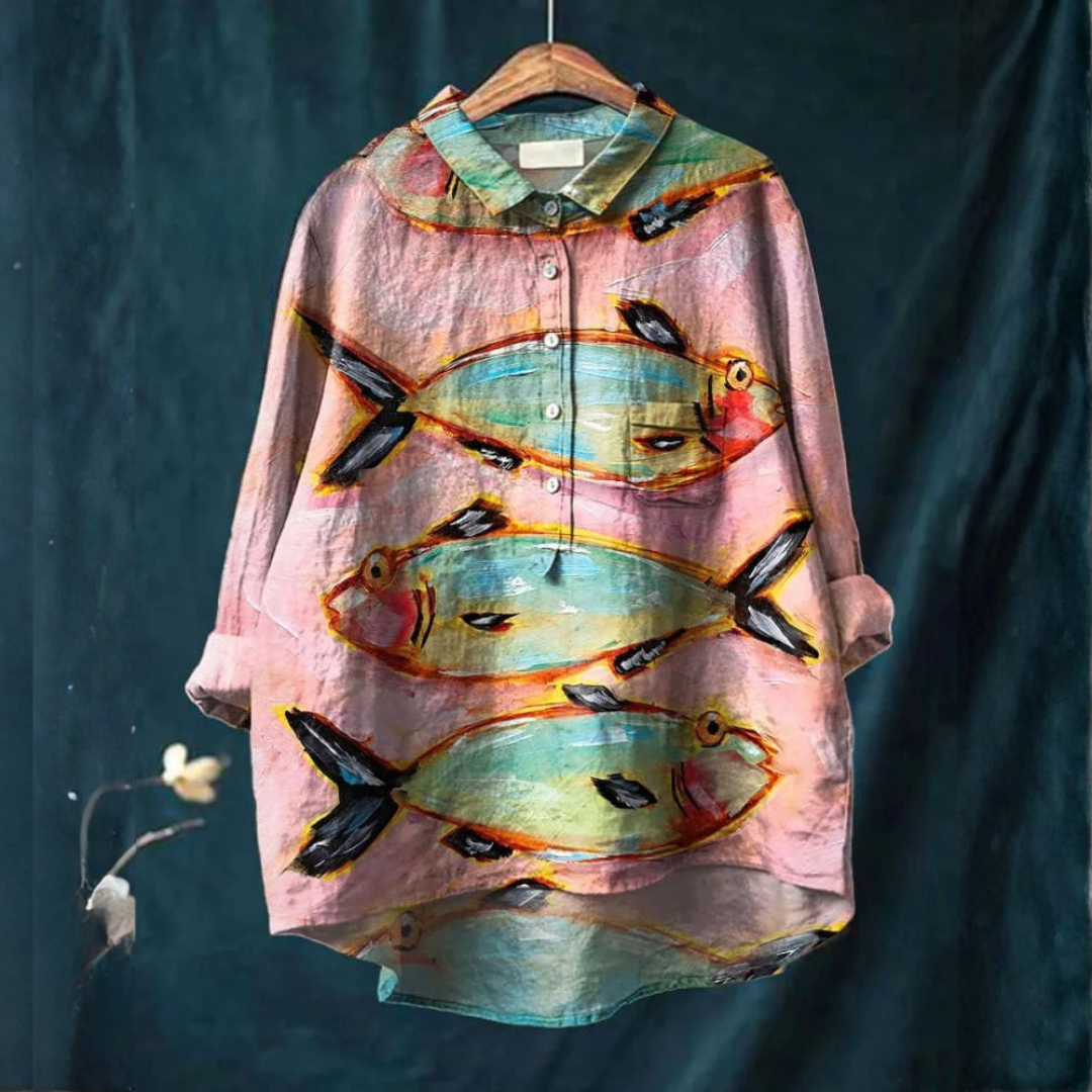 Camicia Elegante à Motivo Victoire