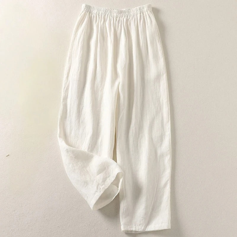 Pantaloni Fluide Taille Élastique Catherine