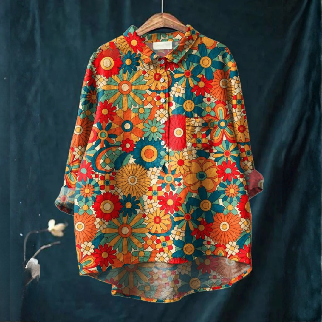Camicia Elegante à Motivo Maëlle