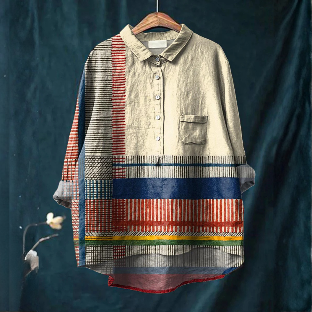 Camicia Elegante à Motivo Ophélie