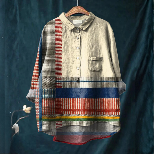 Camicia Elegante à Motivo Ophélie