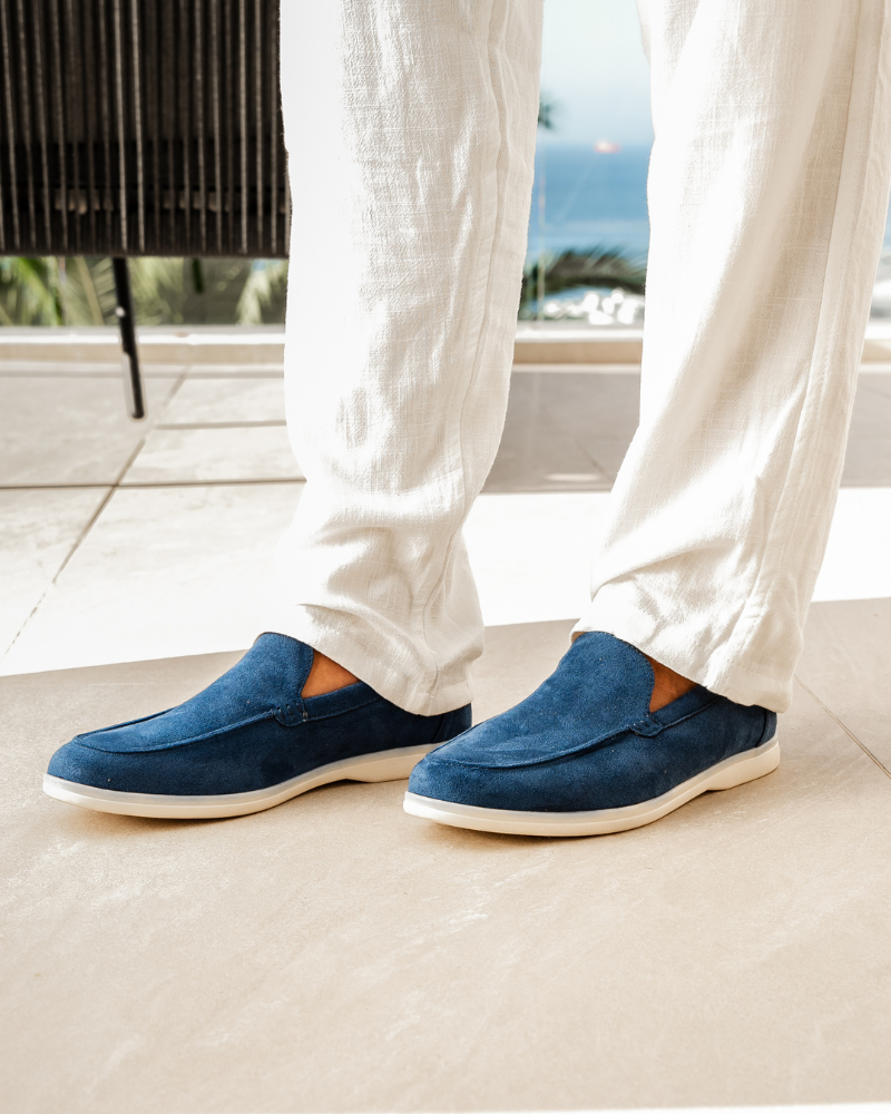 Mocassini in Pelle Suede