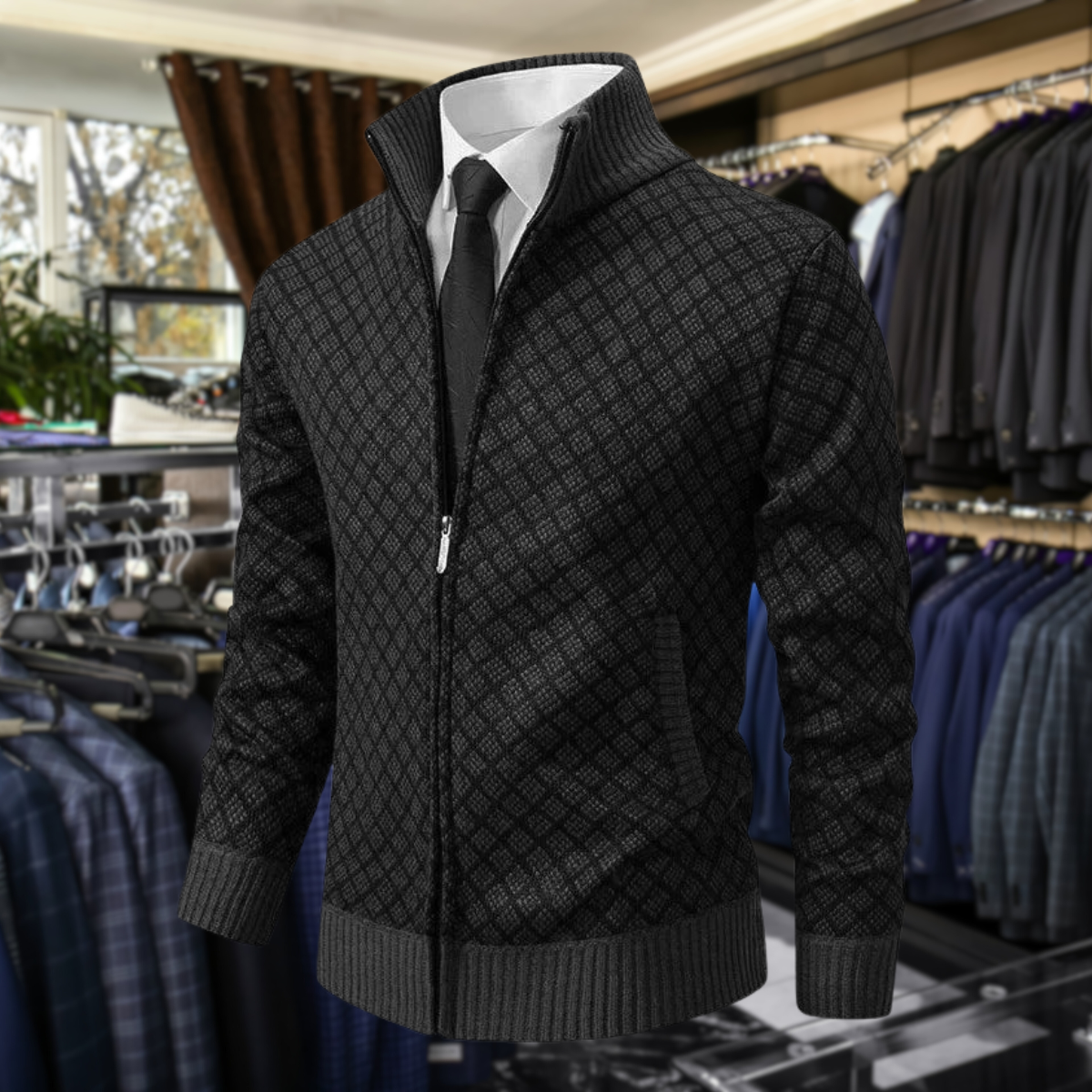GILET HOMME PREMIUM EN MATÉRIAU SOUPLE