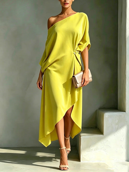 Adriana | Abito Asymétrique Elegante
