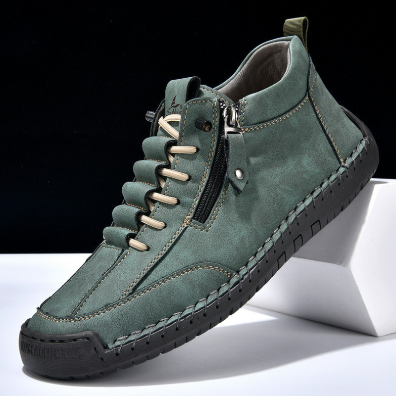 Scarpe en Nabuk avec Zip pour Homme