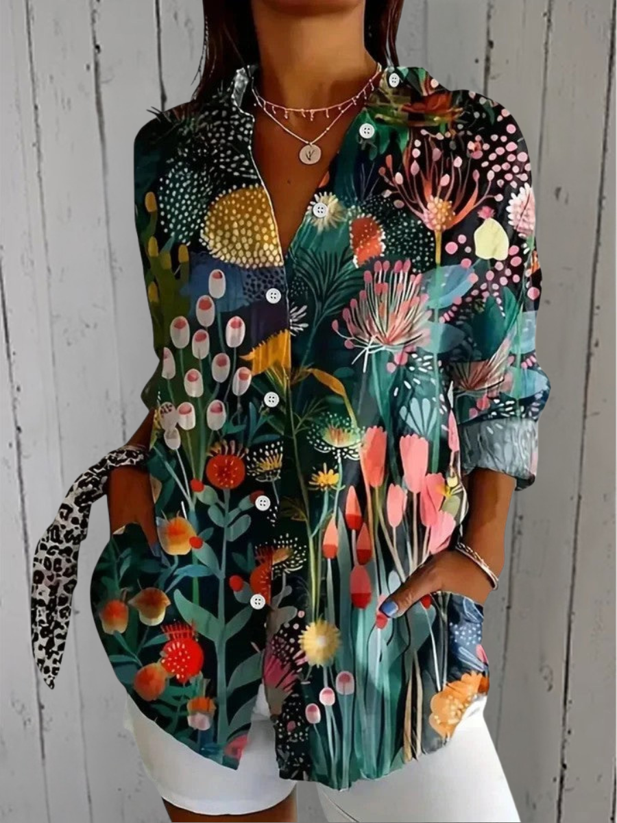 Claire Marceaux | Blouse Estivale Colorée Claire