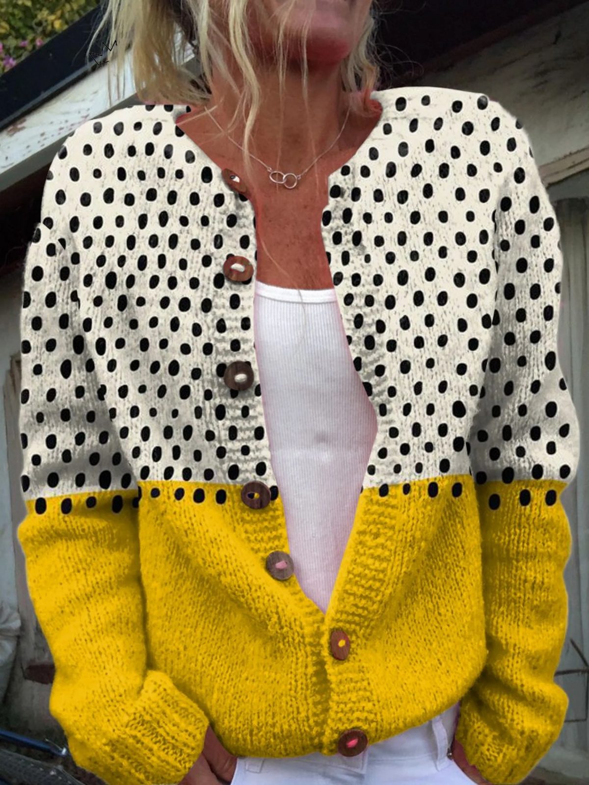 Serena | Cardigan in Maglia Vintage