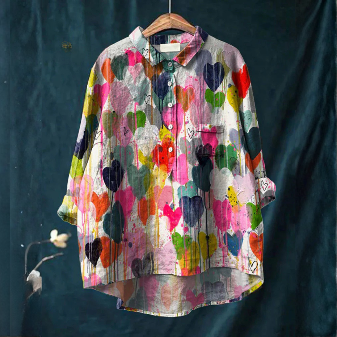 Camicia Elegante à Motivo Lucie