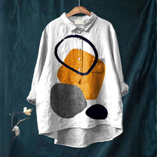 Camicia Elegante à Motivo Solène