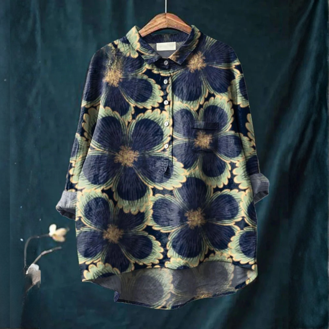 Camicia Elegante à Motivo Delphine