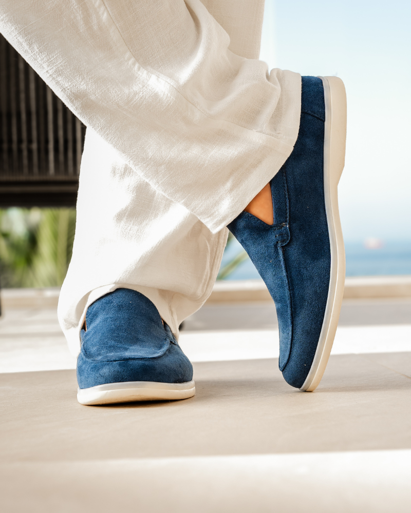 Mocassini in Pelle Suede