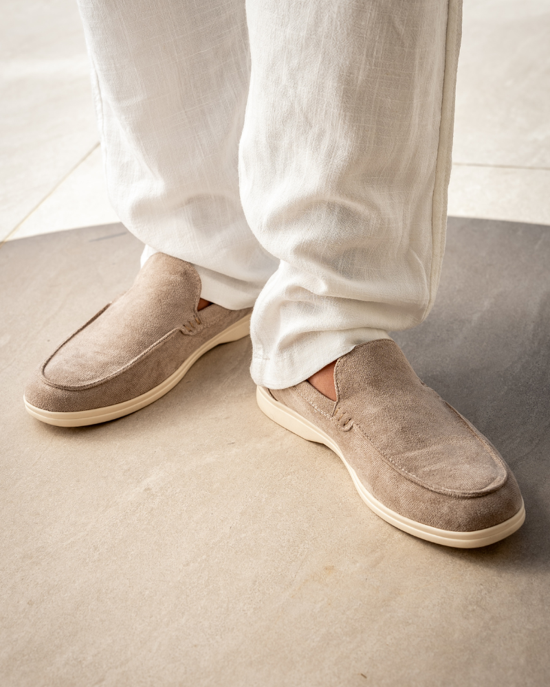 Mocassini in Pelle Suede