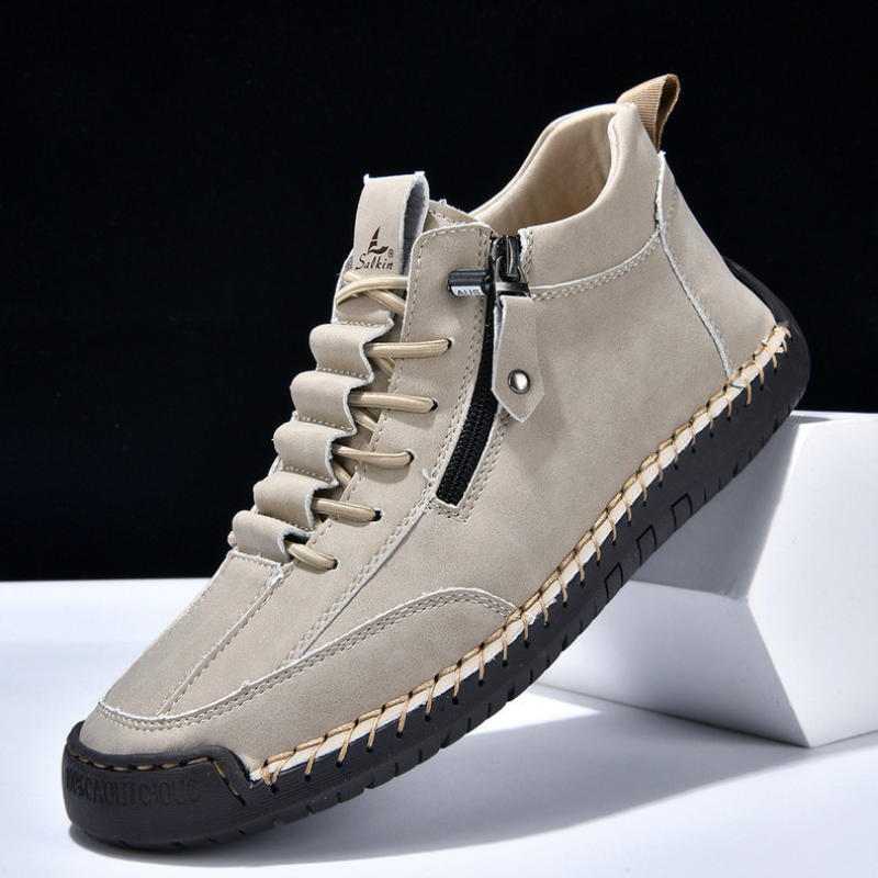 Scarpe en Nabuk avec Zip pour Homme