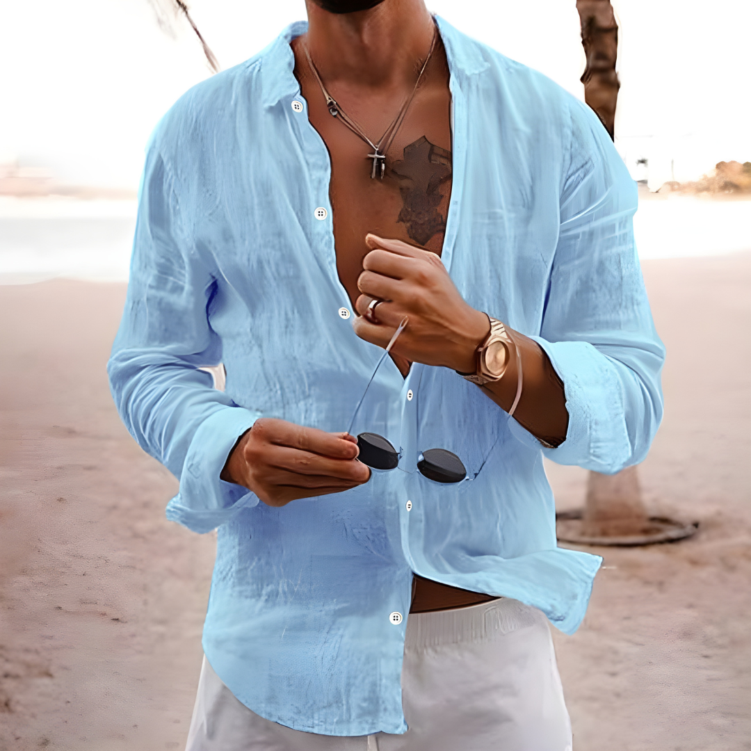 CHEMISE D'ÉTÉ EN COTON NATUREL