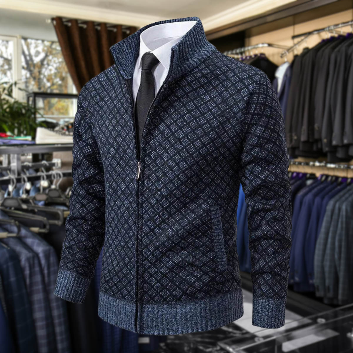 GILET HOMME PREMIUM EN MATÉRIAU SOUPLE