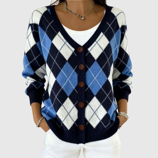 Solène | Veste en Maille Boutonnée