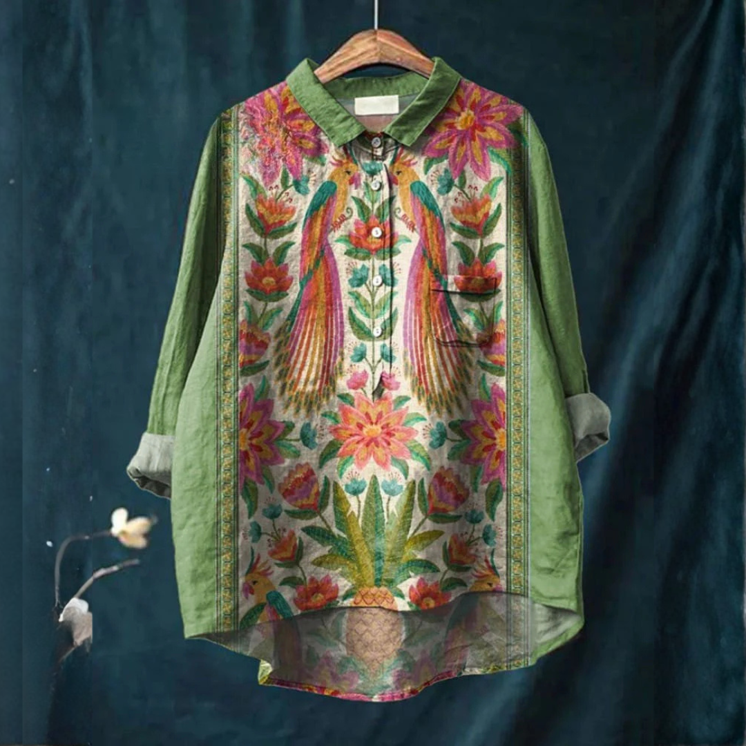 Camicia Elegante à Motivo Emmanuelle