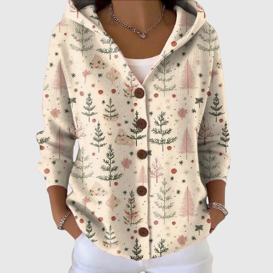 Marcelle | Veste en Maille à Capuche