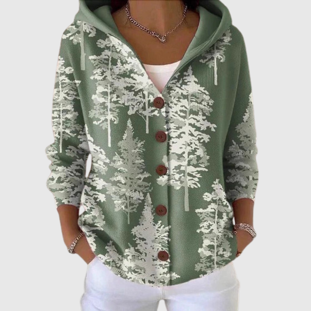 Cristina | Giacca in Maglia à Capuche