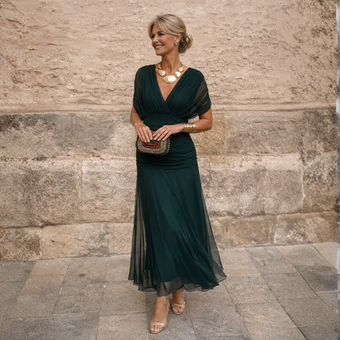 Marianna | Abito Maxi Épaules Dénudées