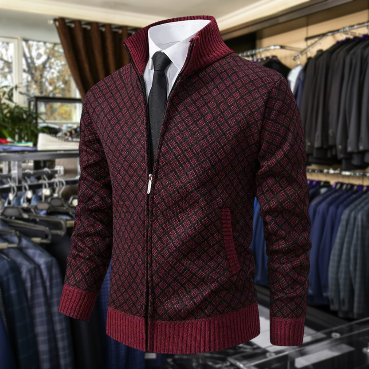 GILET HOMME PREMIUM EN MATÉRIAU SOUPLE