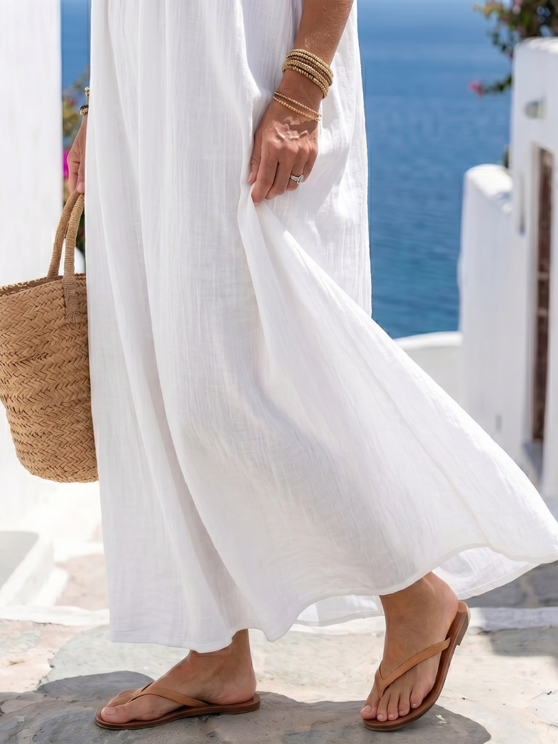 Abito Maxi Fluide Naturelle Keira