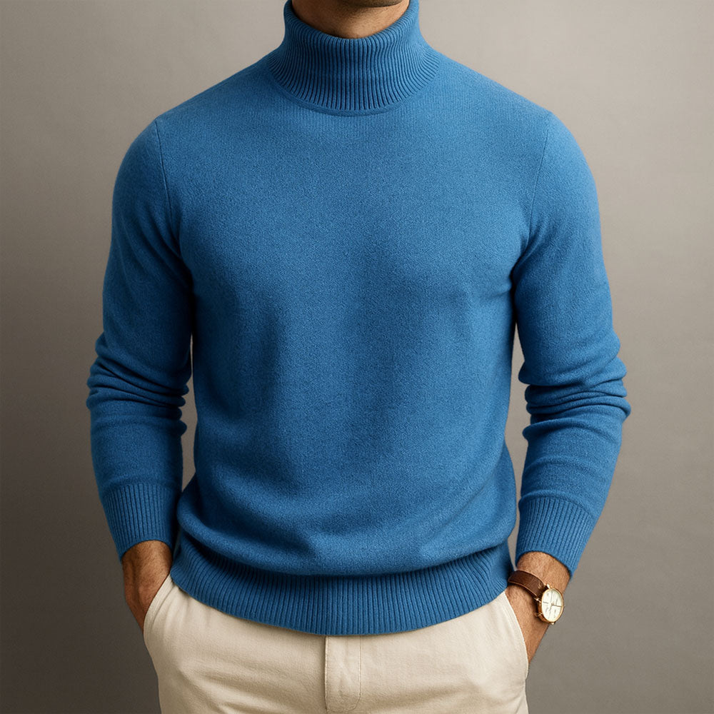 PULL À COL MONTANT POUR HOMME