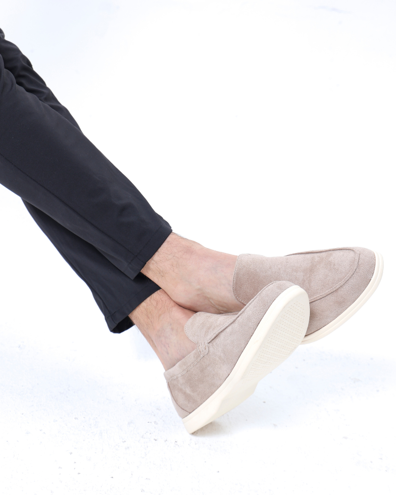 Mocassini in Pelle Suede