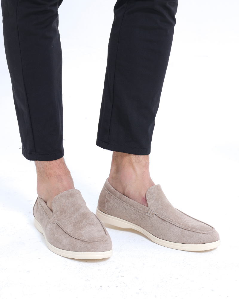 Mocassini in Pelle Suede