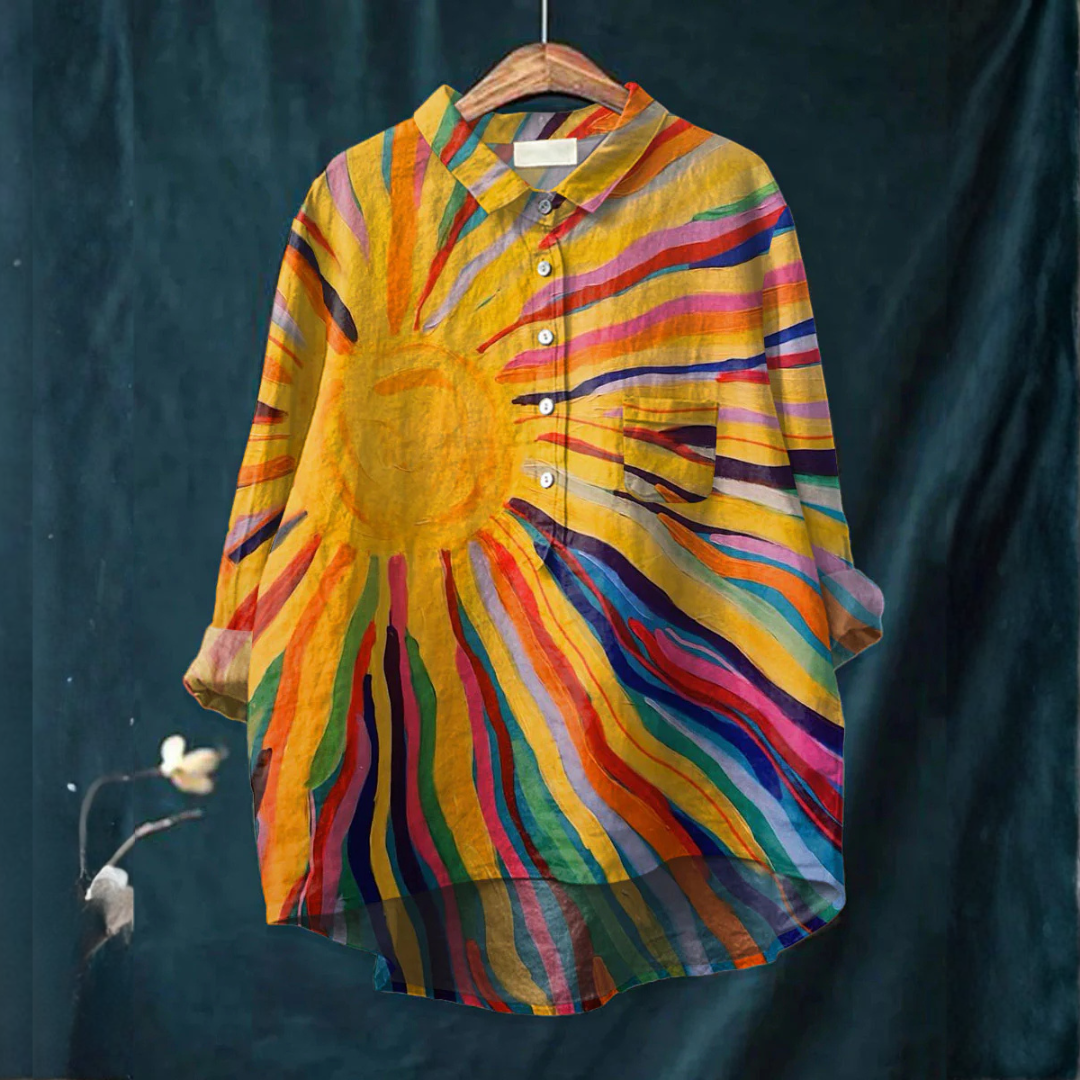 Camicia Elegante à Motivo Marguax