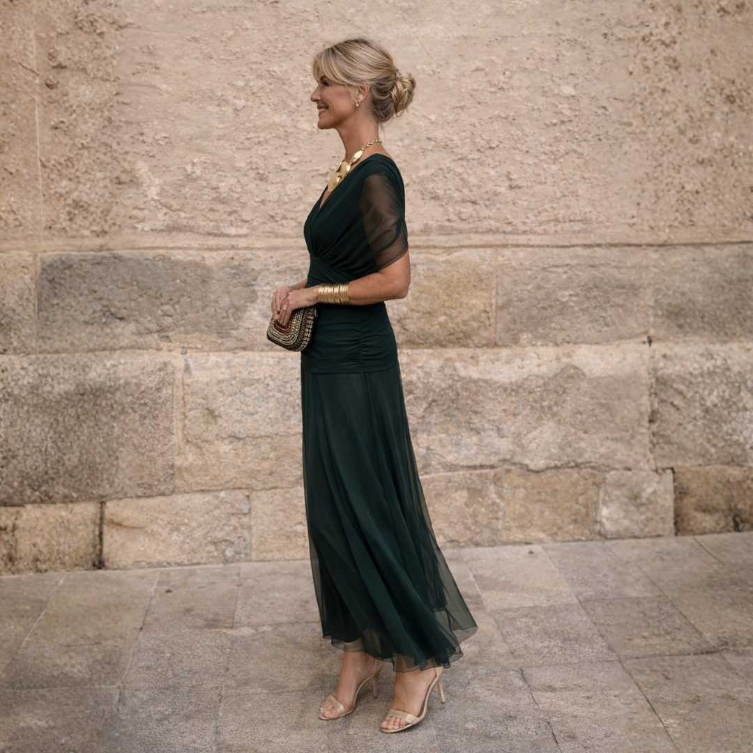 Marianna | Abito Maxi Épaules Dénudées