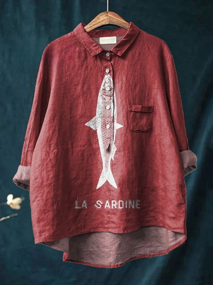 Camicia Elegante à Motivo Adèle