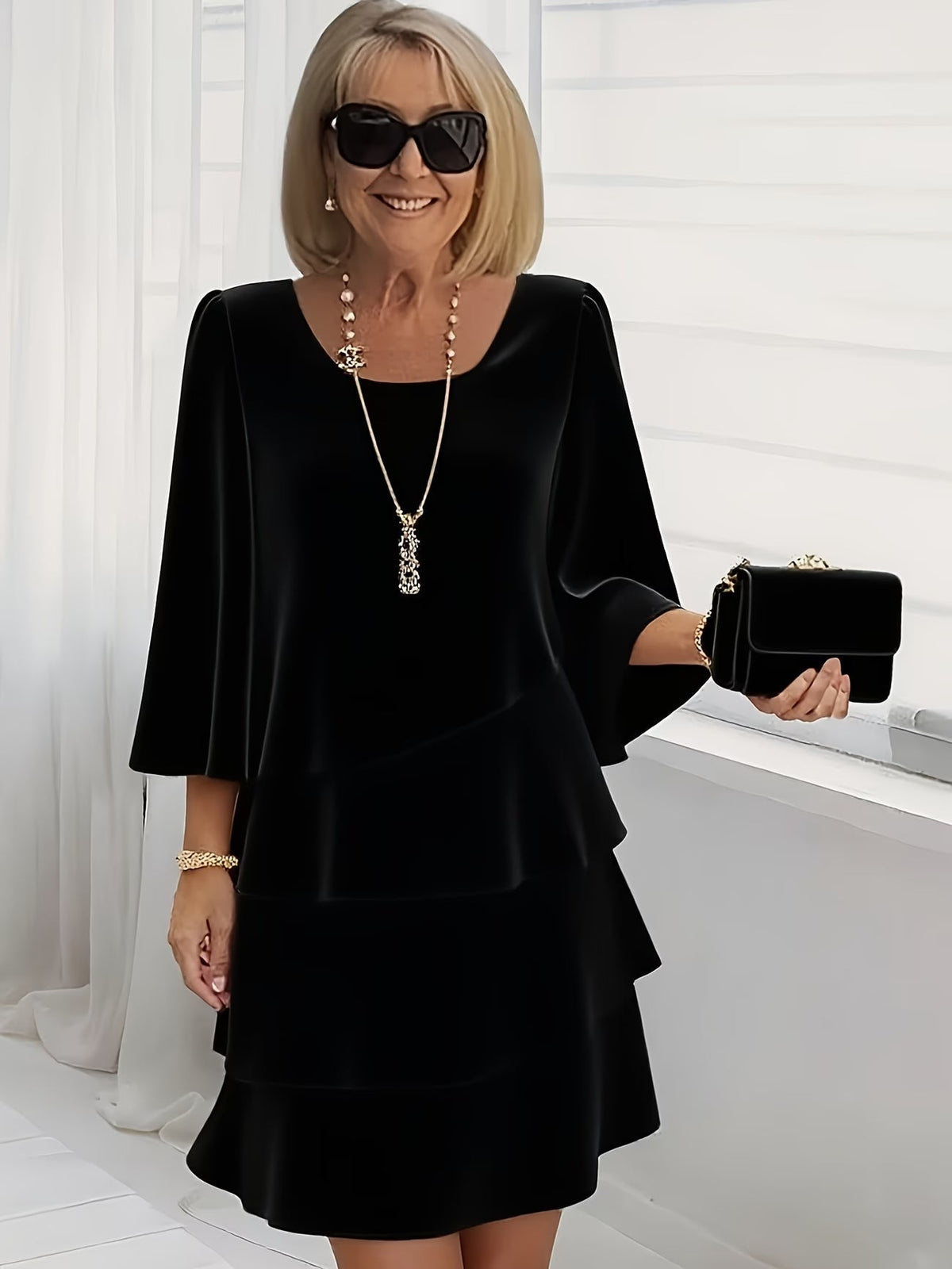 Anna | Abito Elegante con Volant